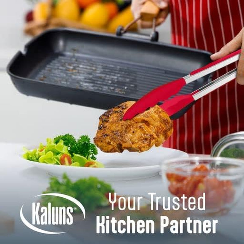 Silicone Spatula Set, 4 Rubber Spatulas 600°F Heat Resistant, Nonstick Seamless Design with Stainless Steel Core, Dishwasher Safe, BPA Free, Bonus Tongs Included