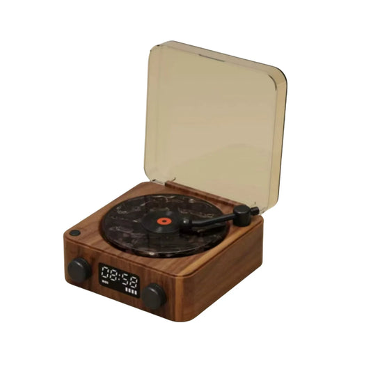 Retro Record Player Night Light with Bluetooth Speaker & White Noise Sleep Aid,Rgb Mood Light for Relaxing Bedroom Nursery Decor